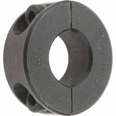 Value Collection - 14mm Bore, Steel, Two Piece Shaft Collar - 1-1/4" Outside Diam - Apex Tool & Supply