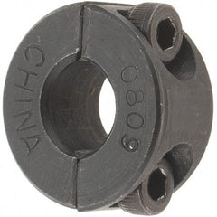 Value Collection - 8mm Bore, Steel, Two Piece Shaft Collar - 1" Outside Diam - Apex Tool & Supply