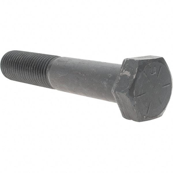 Value Collection - 1-1/4 - 7 UNC, 7" Length Under Head Hex Head Cap Screw - Partially Threaded, Grade 8 Alloy Steel, Uncoated, 1-11/16" Hex - Apex Tool & Supply
