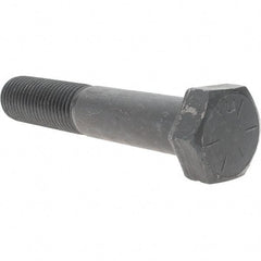 Value Collection - 1-1/4 - 7 UNC, 7" Length Under Head Hex Head Cap Screw - Partially Threaded, Grade 8 Alloy Steel, Uncoated, 1-11/16" Hex - Apex Tool & Supply