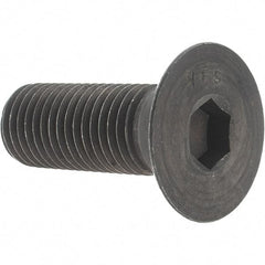 Value Collection - 7/8-9 UNC Hex Socket Drive, 82° Flat Screw - Alloy Steel, Black Oxide Finish, Fully Threaded, 2-1/2" OAL - Apex Tool & Supply
