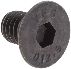 Value Collection - M6x1.00 Metric Coarse Hex Socket Drive, 90° Flat Screw - Grade 12.9 Alloy Steel, Black Oxide Finish, Fully Threaded, 10mm OAL - Apex Tool & Supply