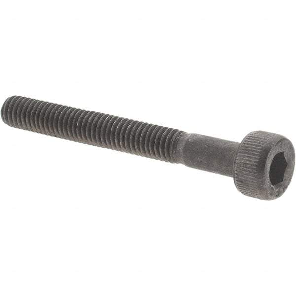 Value Collection - M3x0.50 Metric Coarse Hex Socket Drive, Socket Cap Screw - Grade 12.9 Alloy Steel, Black Oxide Finish, Partially Threaded, 25mm Length Under Head - Apex Tool & Supply
