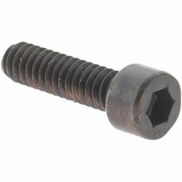 Value Collection - #3-48 UNC Hex Socket Drive, Socket Cap Screw - Alloy Steel, Black Oxide Finish, Fully Threaded, 3/8" Length Under Head - Apex Tool & Supply