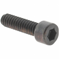 Value Collection - #3-48 UNC Hex Socket Drive, Socket Cap Screw - Alloy Steel, Black Oxide Finish, Fully Threaded, 3/8" Length Under Head - Apex Tool & Supply