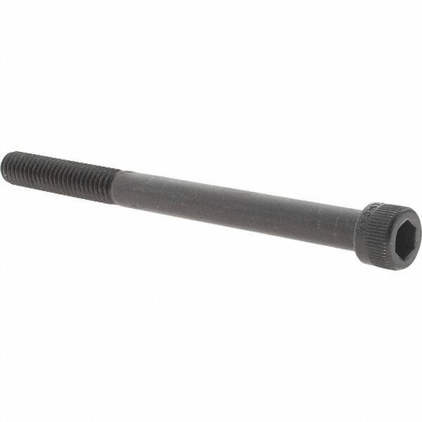 Value Collection - 5/16-18 UNC Hex Socket Drive, Socket Cap Screw - Alloy Steel, Black Oxide Finish, Partially Threaded, 4" Length Under Head - Apex Tool & Supply