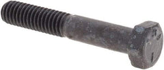 Value Collection - 5/16-18 UNC, 2" Length Under Head Hex Head Cap Screw - Partially Threaded, Grade 5 Steel, Uncoated, 1/2" Hex - Apex Tool & Supply