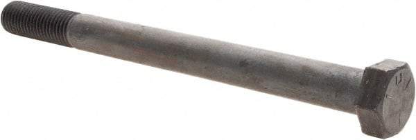 Value Collection - 3/4-10 UNC, 9" Length Under Head Hex Head Cap Screw - Partially Threaded, Grade 5 Steel, Uncoated, 1-1/8" Hex - Apex Tool & Supply