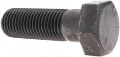 Value Collection - 1-1/4 - 7 UNC, 4" Length Under Head Hex Head Cap Screw - Partially Threaded, Grade 5 Steel, Uncoated, 1-7/8" Hex - Apex Tool & Supply
