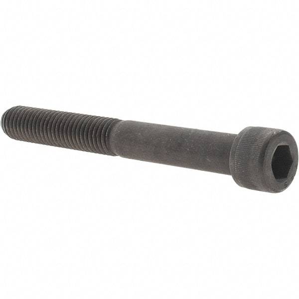 Value Collection - 1/2-13 UNC Hex Socket Drive, Socket Cap Screw - Alloy Steel, Black Oxide Finish, Partially Threaded, 4-1/4" Length Under Head - Apex Tool & Supply