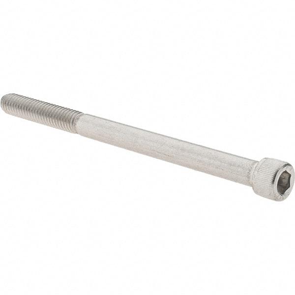 Value Collection - 5/16-18 UNC Hex Socket Drive, Socket Cap Screw - Grade 18-8 & Austenitic A2 Stainless Steel, Partially Threaded, 4-1/2" Length Under Head - Apex Tool & Supply