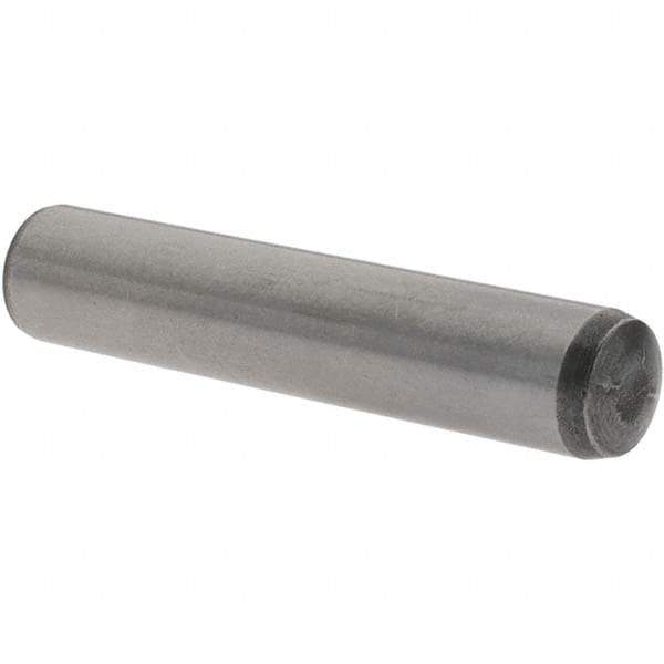 Value Collection - 10mm Diam x 50mm Pin Length Alloy Steel Pull Out Dowel Pin - C 57-63 Hardness, 1 Rounded & 1 Threaded End - Apex Tool & Supply