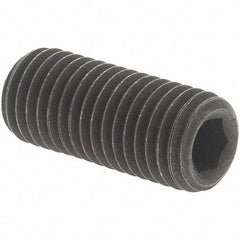Value Collection - 5/16-24 UNF, 3/4" OAL, Cup Point Set Screw - Grade 8 Alloy Steel, 5/32" Key - Apex Tool & Supply