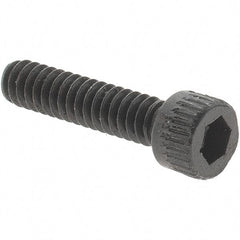Value Collection - #4-40 UNC Hex Socket Drive, Socket Cap Screw - Alloy Steel, Black Oxide Finish, Fully Threaded, 1/2" Length Under Head - Apex Tool & Supply