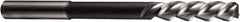 DORMER - 7mm Cobalt 3 Flute Chucking Reamer - Spiral Flute, 7.1mm Straight Shank, 31mm Flute Length, 109mm OAL - Apex Tool & Supply