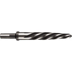 DORMER - 1" Reamer Diam, 1/2" Diam Straight Shank, 4-9/16" Flute, Car Reamer - Apex Tool & Supply