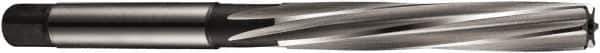 DORMER - 0.197" Diam, Straight Shank, 44mm Flute, Hand Reamer - Spiral Flute, 3.43" OAL, Left Hand Spiral, Right Hand Cut, 6 Flutes, High Speed Steel - Apex Tool & Supply