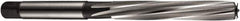 DORMER - 0.197" Diam, Straight Shank, 44mm Flute, Hand Reamer - Spiral Flute, 3.43" OAL, Left Hand Spiral, Right Hand Cut, 6 Flutes, High Speed Steel - Apex Tool & Supply
