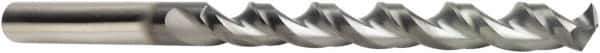 DORMER - 0.4055", 130° Point, Spiral Flute, Cobalt Taper Length Drill Bit - AlCrN Finish, 121mm Flute Length, 184mm OAL, Series A941 - Apex Tool & Supply