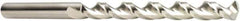 DORMER - 0.3385", 130° Point, Spiral Flute, Cobalt Taper Length Drill Bit - Bright Finish, 115mm Flute Length, 175mm OAL, Series A940 - Apex Tool & Supply