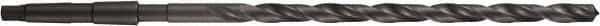 DORMER - 3/8", 1MT 118° Point High Speed Steel Taper Shank Drill Bit - Oxide Finish, 185mm Flute Length, 285mm OAL, Spiral Flute, Series A345 - Apex Tool & Supply