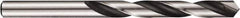 DORMER - 9mm 118° Carbide-Tipped Jobber Drill - Oxide Finish, Right Hand Cut, Spiral Flute, Straight Shank, 125mm OAL - Apex Tool & Supply