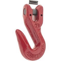 Value Collection - 9/32" Chain Diam, 100 Chain Grade Clevis Hook - 4,300 Lb Capacity, 11/16" ID, 13/32" Pin Diam, 3/8" Hook Throat, 2-1/8" OAL - Apex Tool & Supply