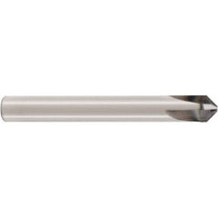 Seco - 10mm Diam 4 Flute Single End Solid Carbide Chamfer Mill - Apex Tool & Supply