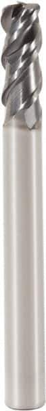 Seco - 20mm, 3 Flute, Single End, Solid Carbide, 2mm Corner Radius End Mill - 110mm OAL, 48° Helix, Right Hand Flute, 42mm LOC, Right Hand Cut - Apex Tool & Supply