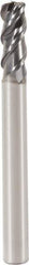 Seco - 20mm, 3 Flute, Single End, Solid Carbide, 2mm Corner Radius End Mill - 110mm OAL, 48° Helix, Right Hand Flute, 42mm LOC, Right Hand Cut - Apex Tool & Supply