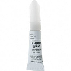 Value Collection - 0.10 oz Tube Clear Instant Adhesive - 30 sec Working Time - Apex Tool & Supply