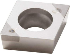 Seco - CCGW431 S Grade CBN010 PCBN Turning Insert - 80° Diamond, 1/2" Inscr Circle, 3/16" Thick, 1/64" Corner Radius - Apex Tool & Supply