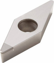 Seco - VBGW331 Grade CBN010 PCBN Turning Insert - Uncoated, 35° Diamond, 3/8" Inscr Circle, 3/16" Thick, 1/64" Corner Radius - Apex Tool & Supply