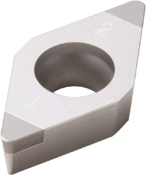 Seco - DCGW32.51 B Grade CBN010 CBN Turning Insert - 55° Diamond, 3/8" Inscr Circle, 5/32" Thick, 1/64" Corner Radius - Apex Tool & Supply