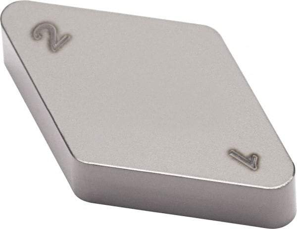 Seco - DNGN323 Grade CBN010 PCBN Turning Insert - Uncoated, 55° Diamond, 3/8" Inscr Circle, 1/8" Thick, 3/64" Corner Radius - Apex Tool & Supply