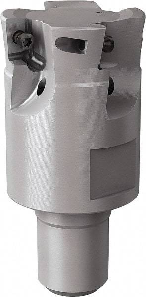 Seco - 32mm Cut Diam, 6mm Max Depth of Cut, Indexable Plunge End Mill - M16 Modular Connection, Multiple Insert Styles, R217.79 Toolholder Style, Through Coolant, Series Turbo 10 - Apex Tool & Supply