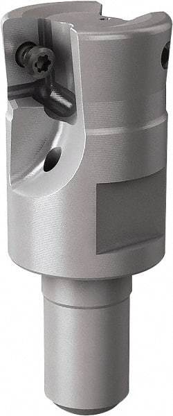 Seco - 20mm Cut Diam, 6mm Max Depth of Cut, Indexable Plunge End Mill - M10 Modular Connection, Multiple Insert Styles, R217.79 Toolholder Style, Through Coolant, Series Turbo 10 - Apex Tool & Supply