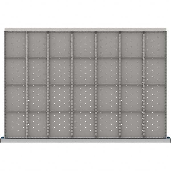 LISTA - 28-Compartment Drawer Divider Layout for 3.15" High Drawers - Apex Tool & Supply