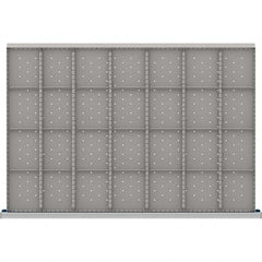 LISTA - 28-Compartment Drawer Divider Layout for 3.15" High Drawers - Apex Tool & Supply