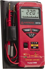 Amprobe - 3156830, CAT II, CAT 0, 600 VAC/VDC, Digital Average Responding Multimeter - 32 mOhm, Measures Voltage, Resistance - Apex Tool & Supply