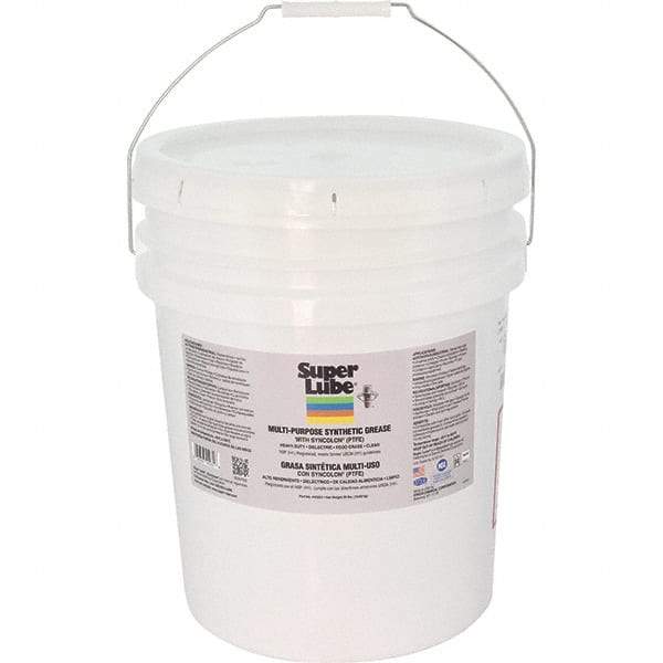 Synco Chemical - 30 Lb Pail Synthetic General Purpose Grease - Translucent White, Food Grade, 450°F Max Temp, NLGIG 1, - Apex Tool & Supply