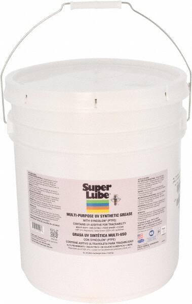 Synco Chemical - 30 Lb Pail Synthetic General Purpose Grease - Translucent White, Food Grade, 450°F Max Temp, NLGIG 2, - Apex Tool & Supply
