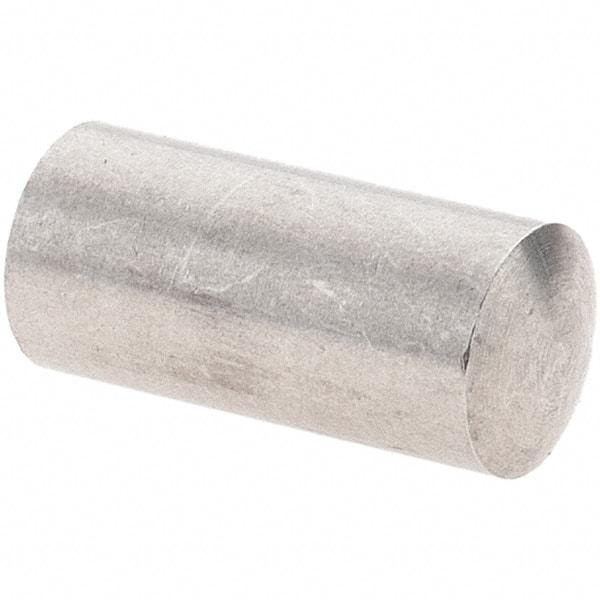 Value Collection - 5mm Diam x 10mm Pin Length 416 Stainless Steel Precision Dowel Pin - C 36-42 Hardness, 1 Beveled & 1 Rounded End - Apex Tool & Supply