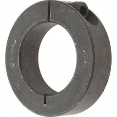 Value Collection - 35mm Bore, Steel, One Piece Clamp Collar - 2-1/4" Outside Diam - Apex Tool & Supply