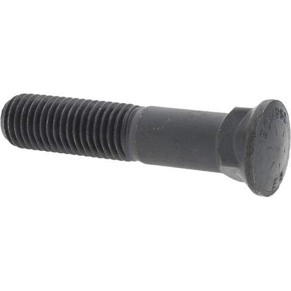 Value Collection - 3/4-10 UNC, 3-3/4" OAL, Alloy Steel Plow Bolt - Uncoated, Grade 8 - Apex Tool & Supply