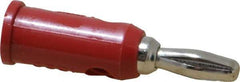 Pomona - Red Electrical Test Equipment Banana Plug - Apex Tool & Supply