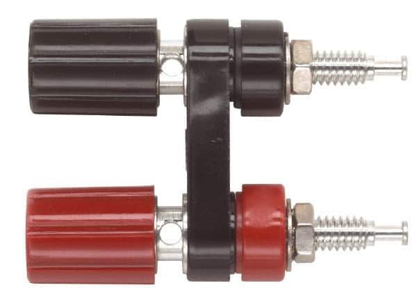 Pomona - Black Electrical Test Equipment Assembly - Use with 1.57-6.35" Panels - Apex Tool & Supply
