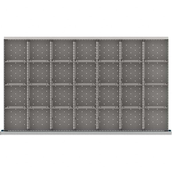 LISTA - 28-Compartment Drawer Divider Layout for 3.15" High Drawers - Apex Tool & Supply