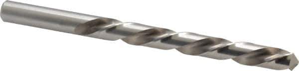 Chicago-Latrobe - 13/32" 118° High Speed Steel Jobber Drill - Bright Finish, Left Hand Cut, Spiral Flute, Straight Shank, 5-1/4" OAL, Standard Point - Apex Tool & Supply