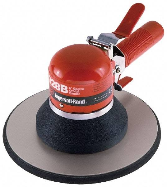 Ingersoll-Rand - 825 OPM, 16 CFM Air Consumption, Palm Air Orbital Sander - Round Pad, 1/4 NPT Inlet - Apex Tool & Supply